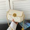 Net Supply Diamond Chain Small Square Bag New Trendy Fashion Versatile Shoulder Bag Messenger Bag