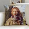 Trendy LLee SungKyunged Cushion Cover Stylish Washable Pillow Cover Ideal for Couch Bedroom Car Decoration