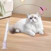 Interactive Toy Cat Teasing Stick Switchable Butterfly Pattern Cat Electric Toy  Pet Supplies