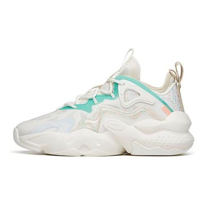 Badass Lifestyle Series Casual Lightweight Durable Low-Top Skate Shoes Women Sneaker White Green Yellow 122228080-1
