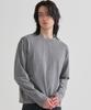 JUAN HOMME Crop Fit Compact Cotton Long Sleeve (Melange Grey)