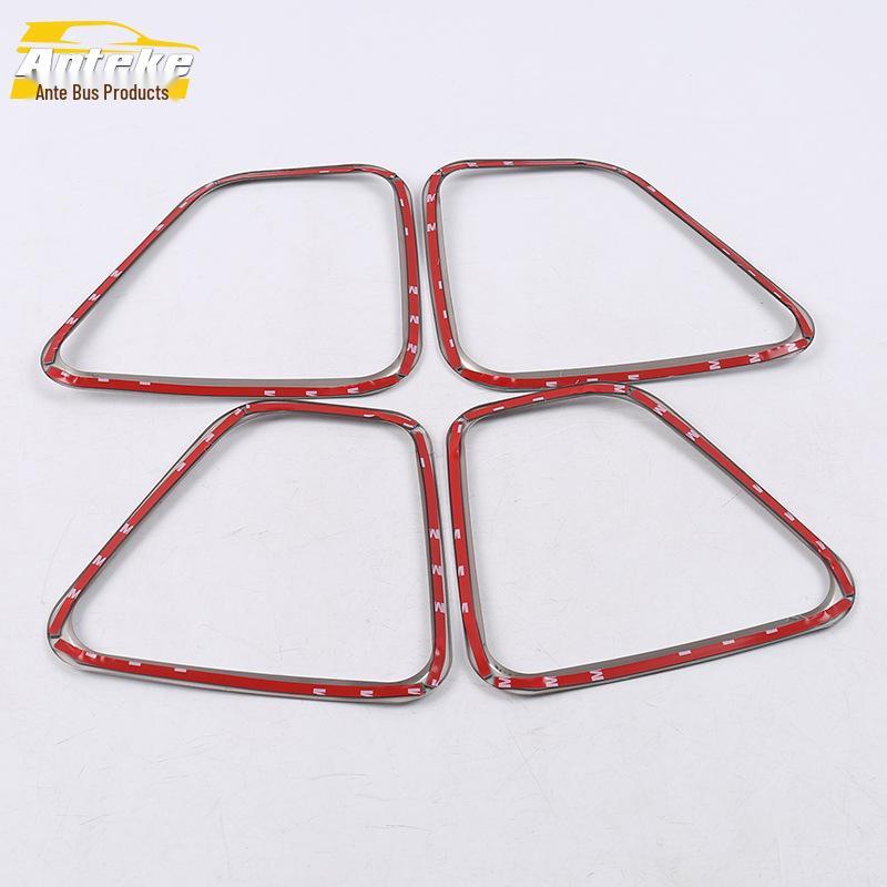 Stainless Steel Speaker Ring Frame for 2014 Outlander Door Audio System.