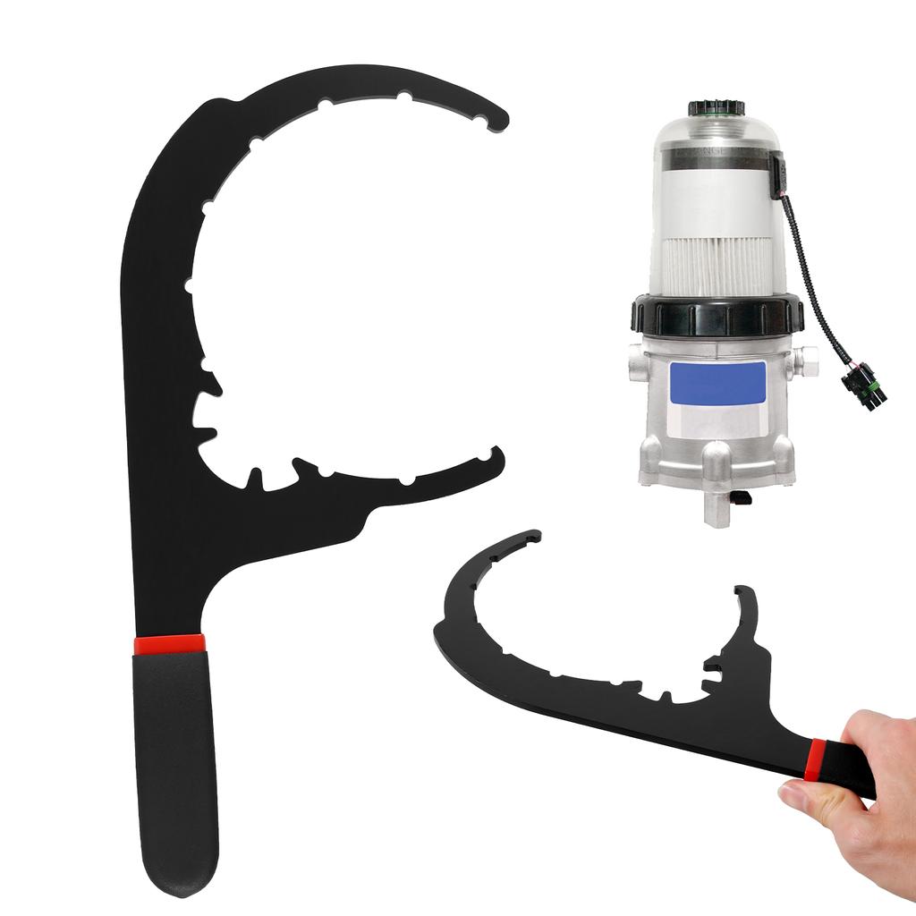 Klucz do filtra paliwa Diesla 6 cali Narzędzie do demontażu filtra oleju Stal nierdzewna Klucz do filtra paliwa Profesjonalny klucz do separatora filtra