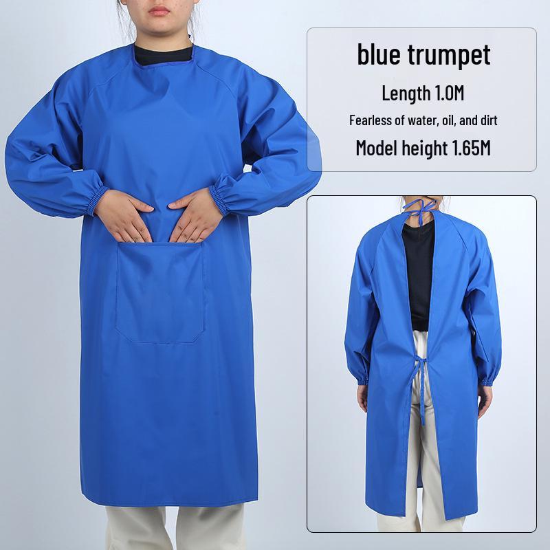 Waterproof Long Sleeve Oversized Adult Work Gowns