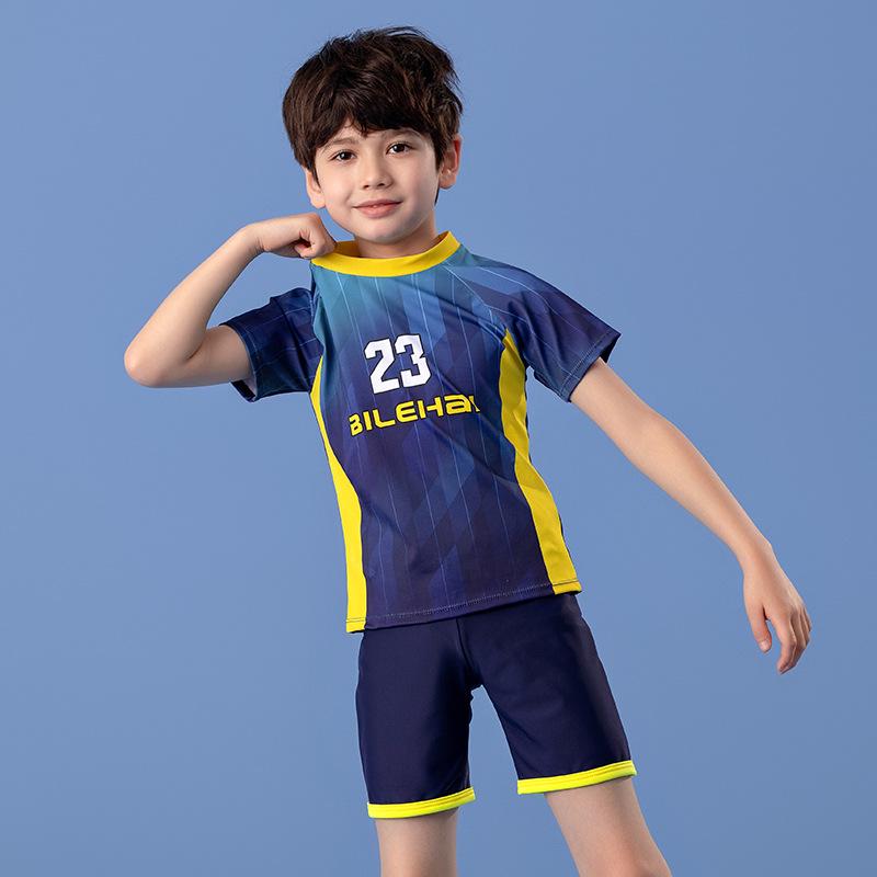 

Boys Teen Split Style Swimsuit Set - Summer 2025 2XL (120-130 cm) синій