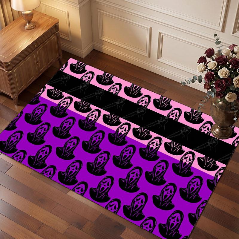 Scream Ghostface Rug Soft Thick Non Slip Floor Carpet for Bedroom Living Room Home Decor