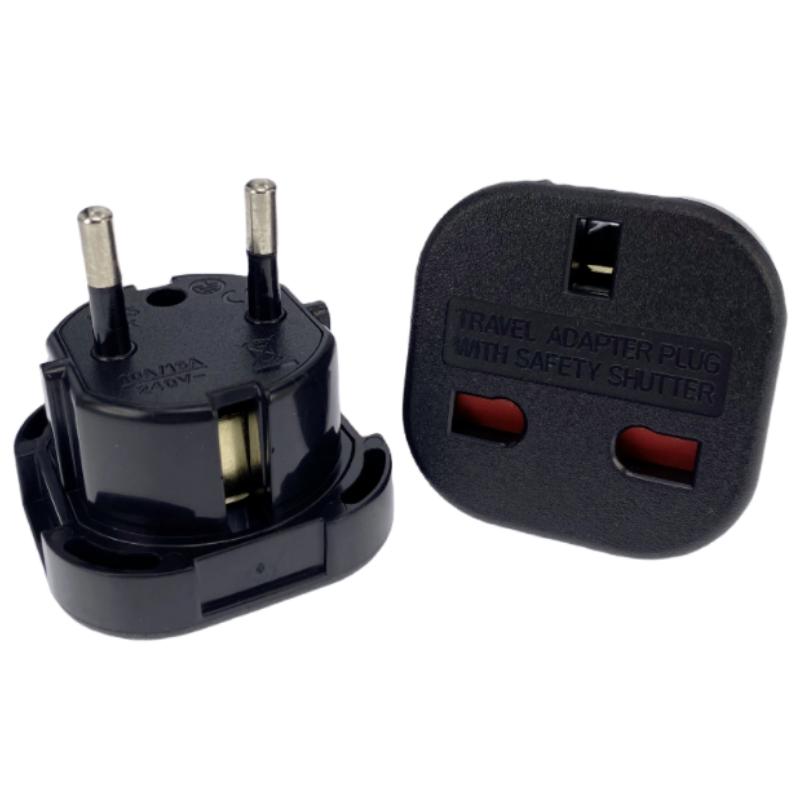 1pcs UK to EU Socket Adapter 220V Euro Travel Plug Converter AC Wall Charger Power Adapter UK British Adapter Electrical Outlets