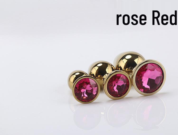 Diamond-Studded Metal Butt Plug for G-Spot Pleasure