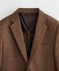 Stco [Summer] Two-Tone Textured Setup Jacket_Brown (Relaxed Fit)_Sejxb05Nsh