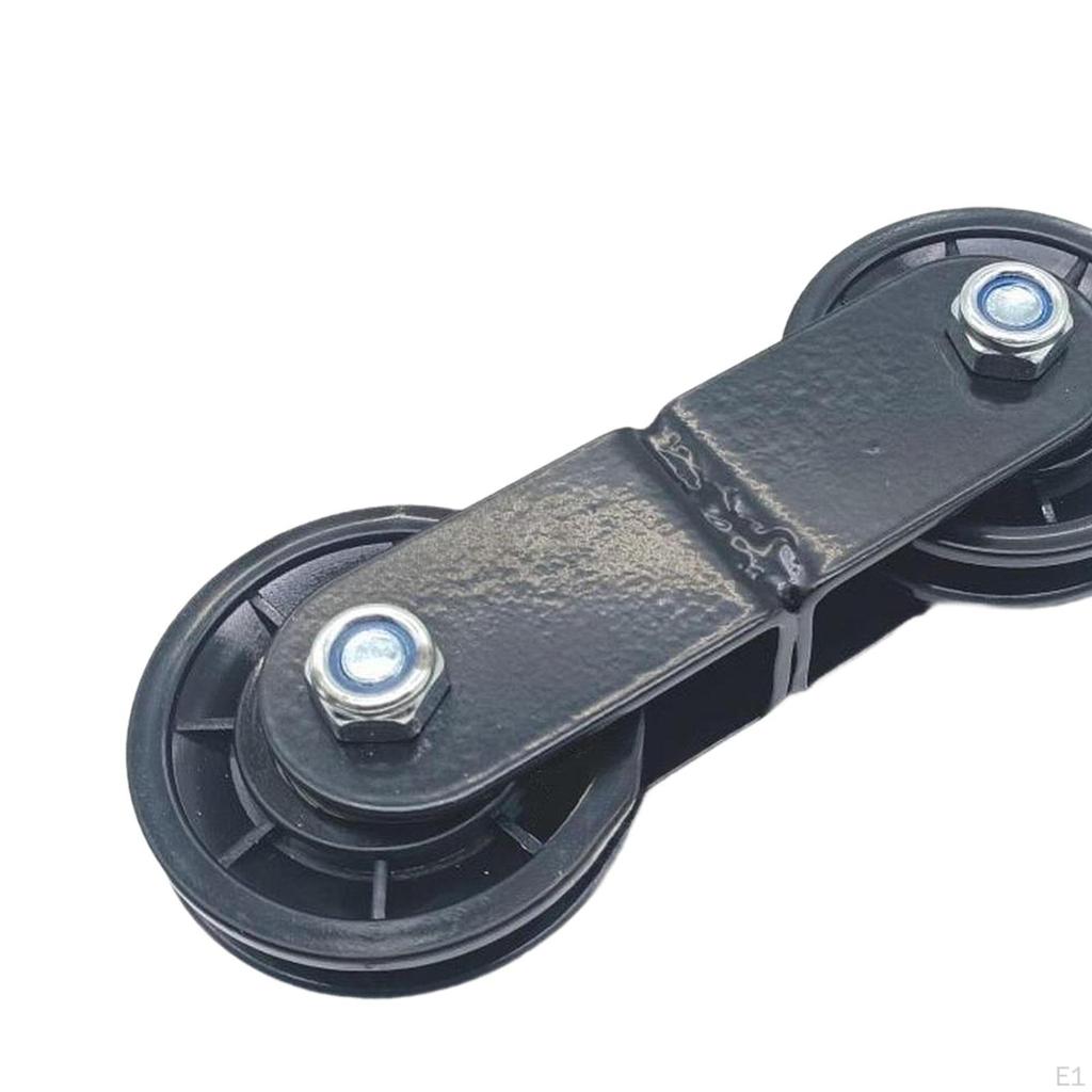 Akcesoria do podwójnego bloczka, Przyrząd do ściągania w dół, Solidny, Części zamienne do podnoszenia ciężarów, DIY Fitness