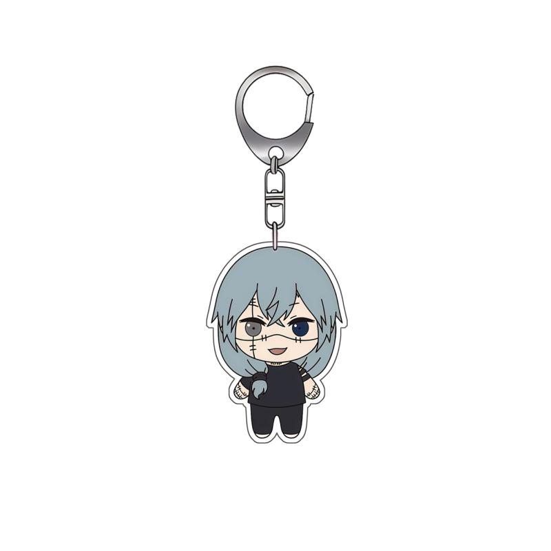 

Anime Acrylic Keychain for Jjk Mechamaru Kasumi Miwa Aoi Todo Suguru Geto Q Version Self-Made Acrylic Key Buckle Pendant Gifts