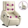VidaXL Reclining Massage Armchair, Relaxation Chair with Adjustable Backrest and Footrest, Living Room Seat 3206556