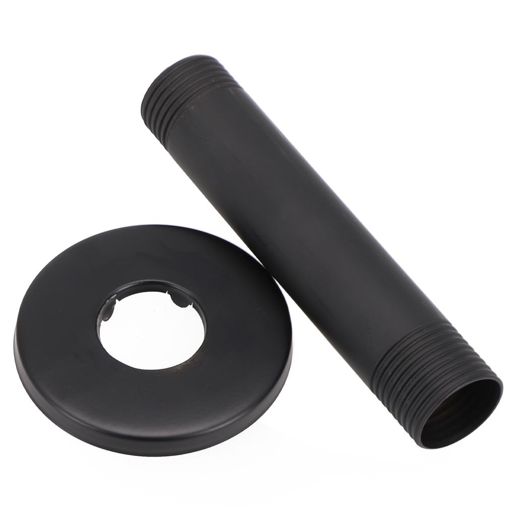 10cm Leak-proof Shower Bracket With Flange Ceiling Mount Shower Head Extension Male G1/2 Connectors Shower Head Arm Extension