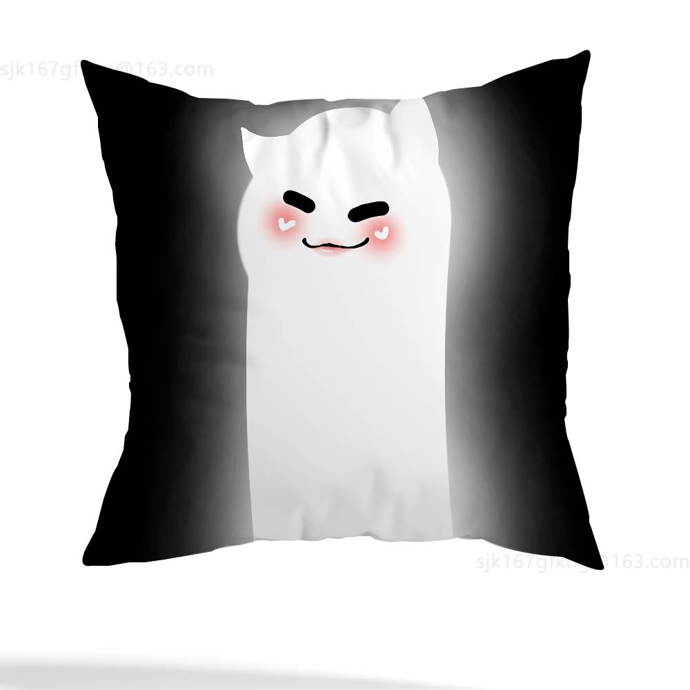 L-Lightsaber BL Manhwa Pillow Case Square Double-Sided Printing Short Plush Sofa Cushion Cover Bedroom Bedside Pillow