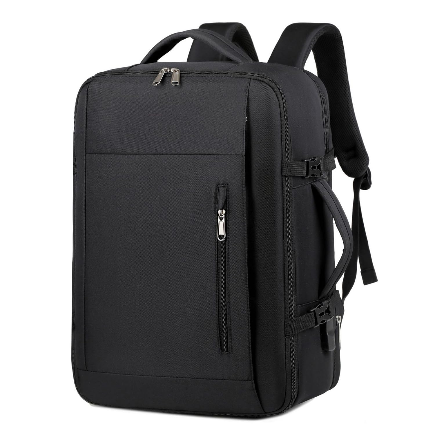 

SUMOCMI Business Backpack for Men and Women, Expandable, Large Capacity, 4-in-1, 180° Opening Design, Waterproof, Carry-on, Travel Bag, WetDry