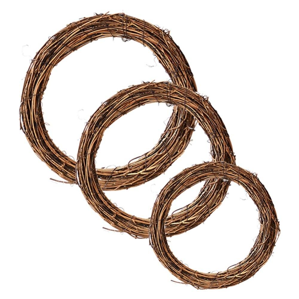 Rattan Wreath Dried Branch for DIY Thanksgiving Christmas Wreath