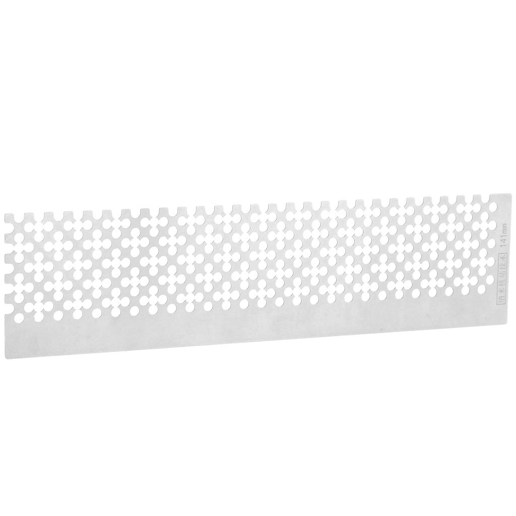 Round  Ruler Fix Tools Quincunx Shape Stainless Steel for Rhinestone Paint 325 Hole