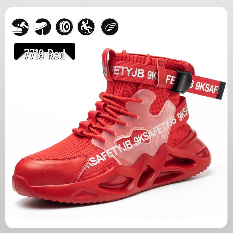 Men's Winter Safety Boots: Anti-Smash, Anti-Puncture, Warm, Comfortable, Casual Protection Shoes