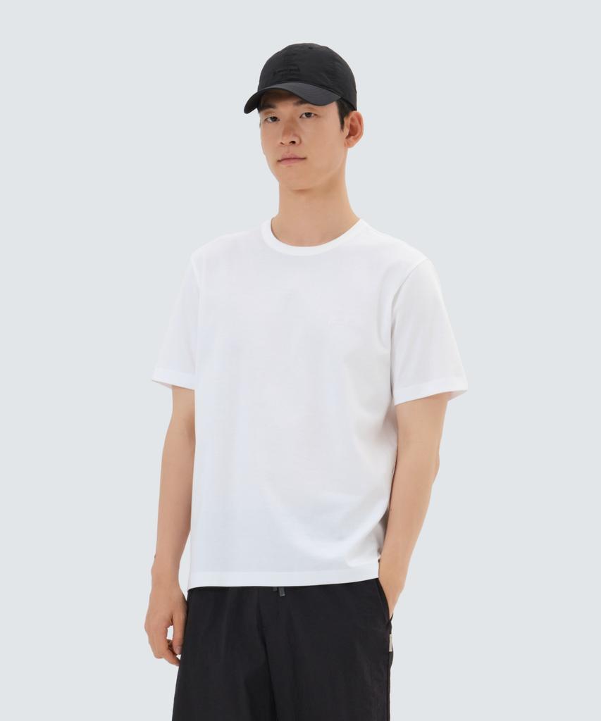 SNOWPEAK APPAREL Supima Silket Short Sleeve T-Shirt (S25Mmfts28) White