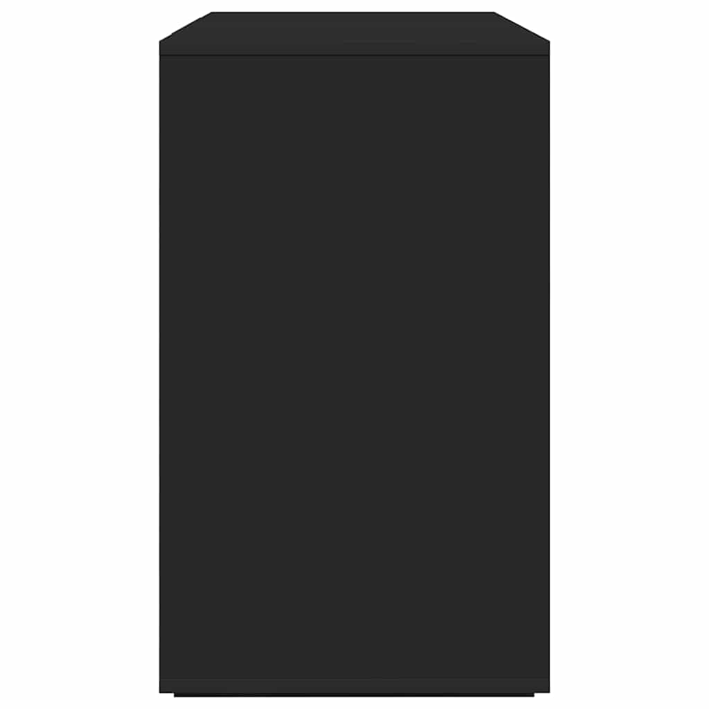 Sideboard in Black 120 x 41 x 75 cm Engineered Wood