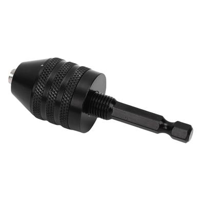 Adapter uchwytu wiertarskiego 0,6-8mm Mocowanie 1Celsjusz 4-calowy trzpień sześciokątny 3-szczękowy uchwyt wiertarski Narzędzie do konwersji dla elektronarzędzi