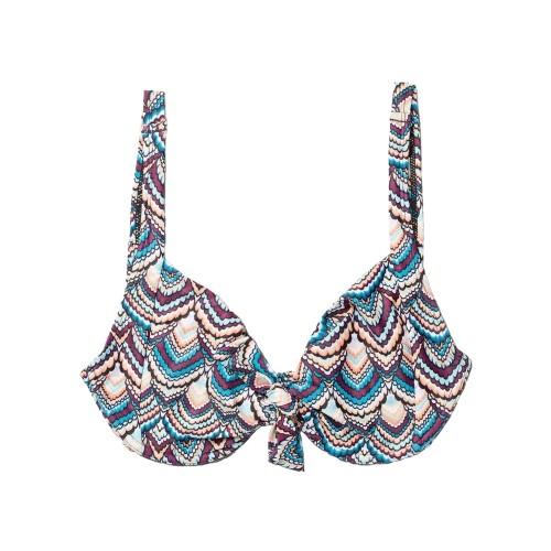 Panos Emporio Womens/Ladies Patterned Bikini Top
