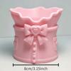 Ornament Bowknot Pen Holder Funny Pencil Rack Storage Display Shelf Desktop Organizer  Student