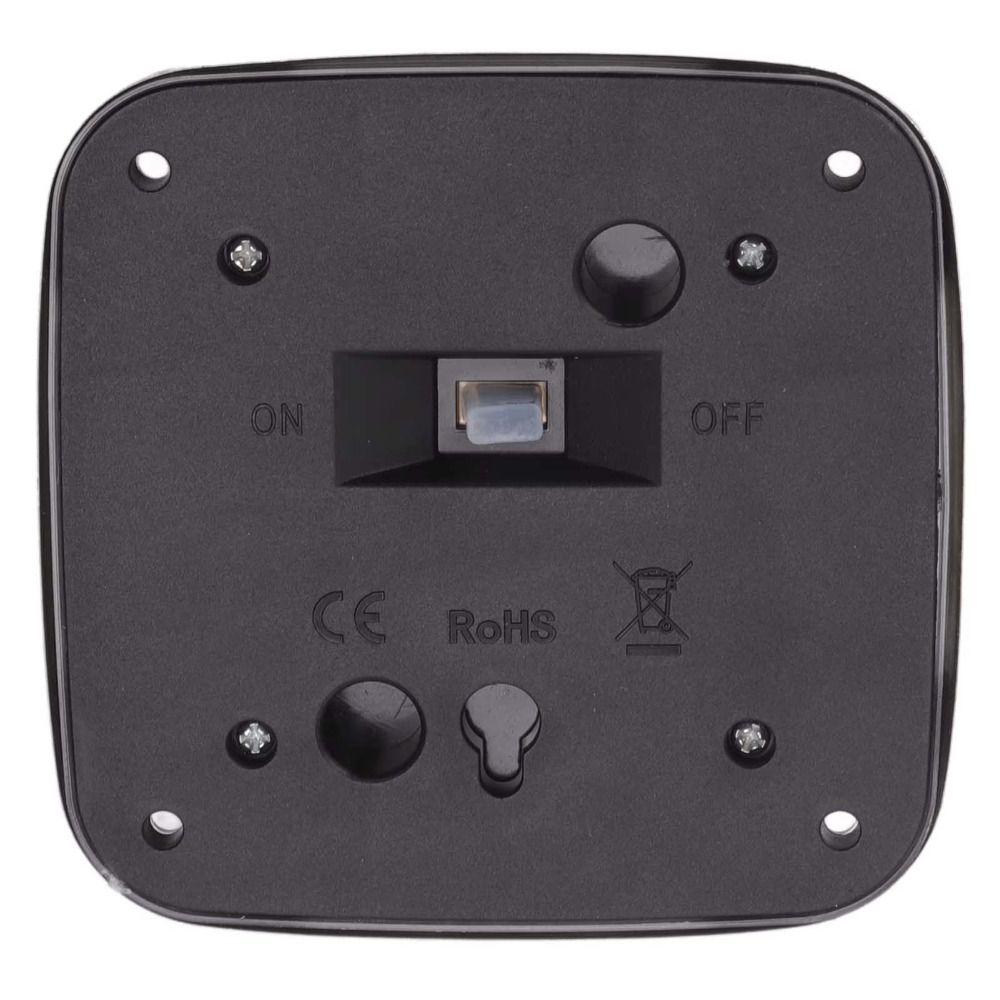 8 LEDs Solar Ground Light Stainless Steel Square Solar Garden Lamp Waterproof Intelligent Light Control Deck Lights Outdoor