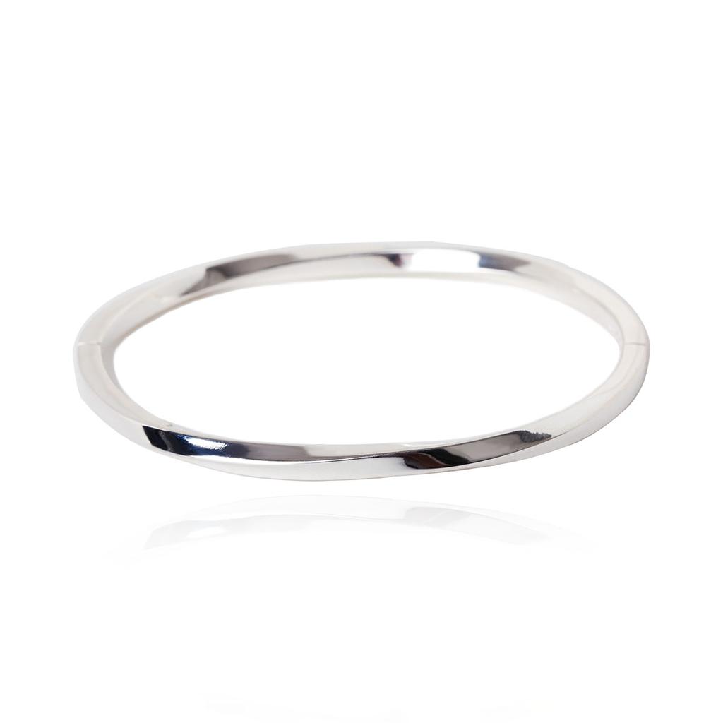 Mezmic Twist Grace 925 Sterling Silver Bangle