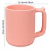Food-grade Silicone Cup 450ml Silicone Water Cup Food-grade Shock-absorbent Mug for Tea Iced Latte Capacity  Water Cup