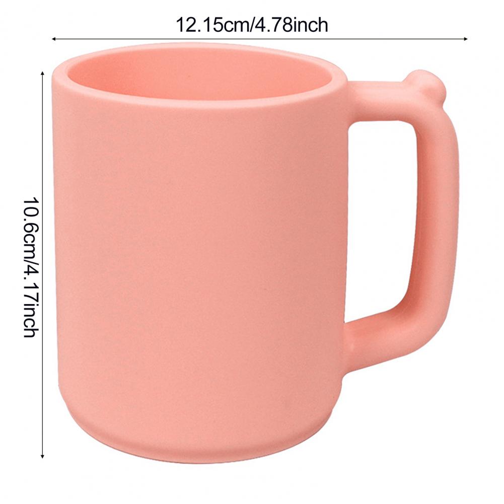 Food-grade Silicone Cup 450ml Silicone Water Cup Food-grade Shock-absorbent Mug for Tea Iced Latte Capacity  Water Cup
