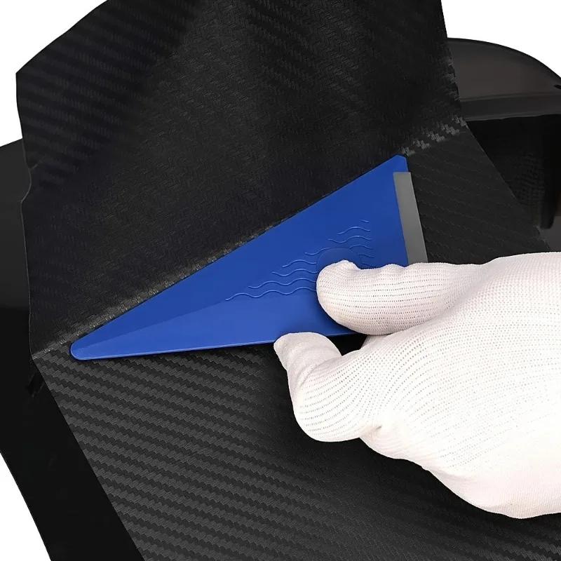 1 Stück Dreieckschaber, Silikonkanten-Farbschaber, für einteilige PPF-Installation in Autos, Vinylschaber-Set, Vinylschaber