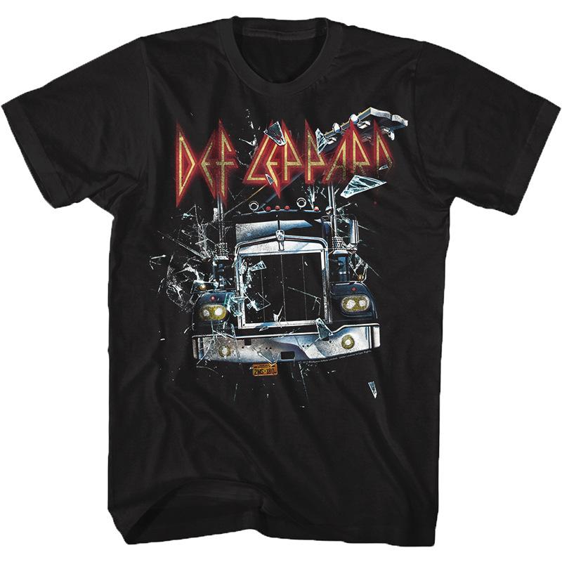 

2026 Fashion British Hard Rock Band Def Leppard Classic Poster Graphic Print Tshirt for Fan Unisex Women New Cotton Oversize Tee 4XL
