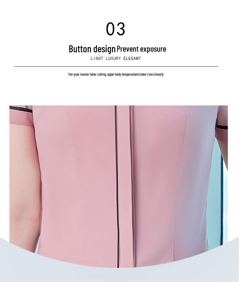 Men's and Women's Professional Front Desk & Service Staff Uniform Shirts