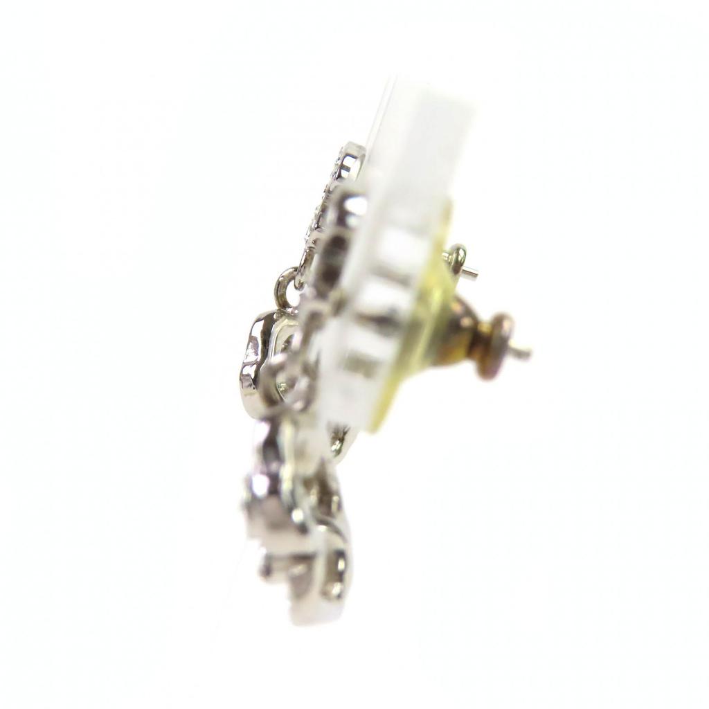 Chanel Pierce COCO Mark Camellia Swing Pierce (Binaural) Silver Women 07A Used