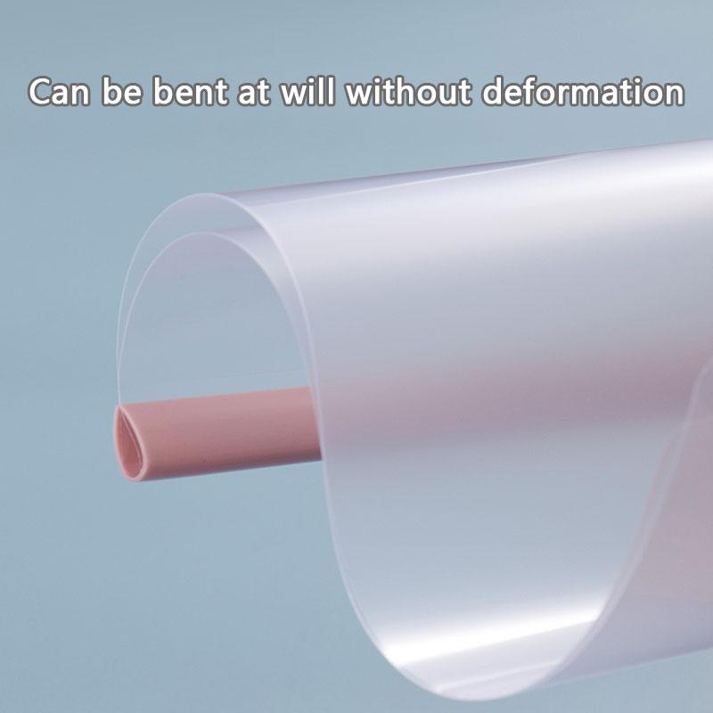 5Pc/Set A4 Transparent Folder Thickened Plastic Folder File Water-Repellent Test Paper Storage Bag Office Document Classification Bag