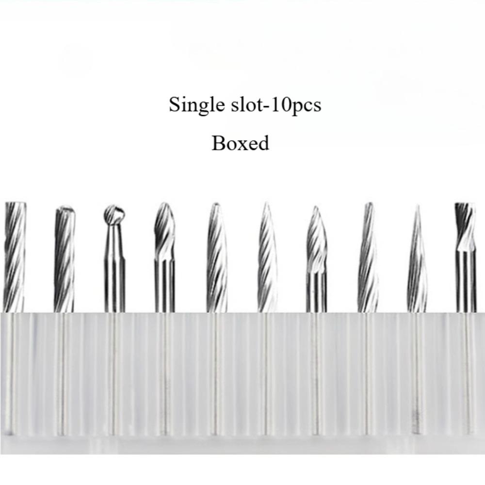 10/1pcs Tungsten Carbide Rotary File hard alloy rotary bur Drill Bit engraving cutter 3mm shank Grinding Head
