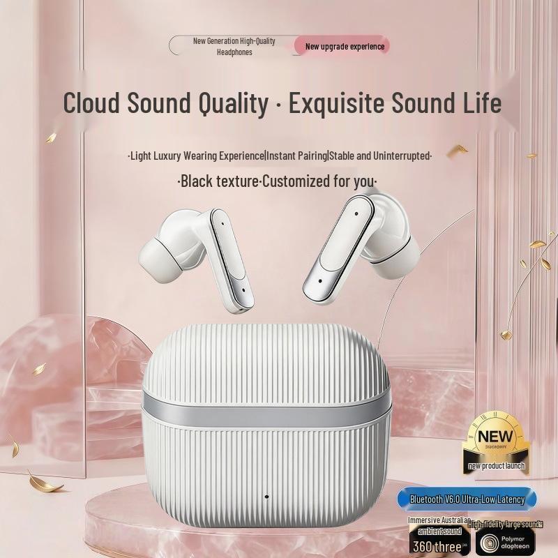 T18 True Wireless Bluetooth Earbuds: In-Ear, High-Fidelity Sound, Noise Cancelling, Stylish Design, Long Battery Life, Unisex.