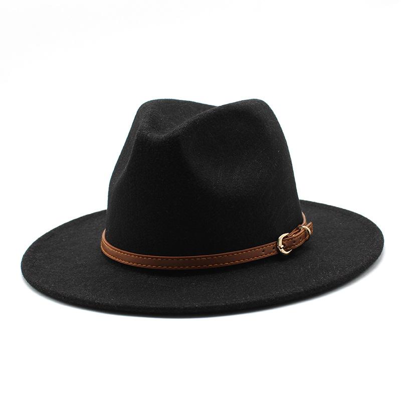 Cappelli a Cilindro da Uomo e da Donna Cappello Piatto Pieghevole Cappello Jazz Classico Cappello di Lana