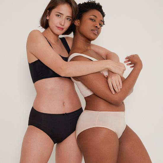 1 Set mit 5 Skinny Five Basic Modal-Slips