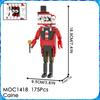 MOC Pomni Amazing Digital Circus Mattoncini Assemblati Figure Anime Sci-Fi Blocchi da Costruzione Compatibili Amici Giocattoli Regalo Per Bambini