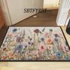 60*90cm Cute Animal Printed Crystal Velvet Floor MATS, Cute Animal Bathroom Anti-slip Floor MATS, Holiday Decoration Living Room and Bedroom Door MATS