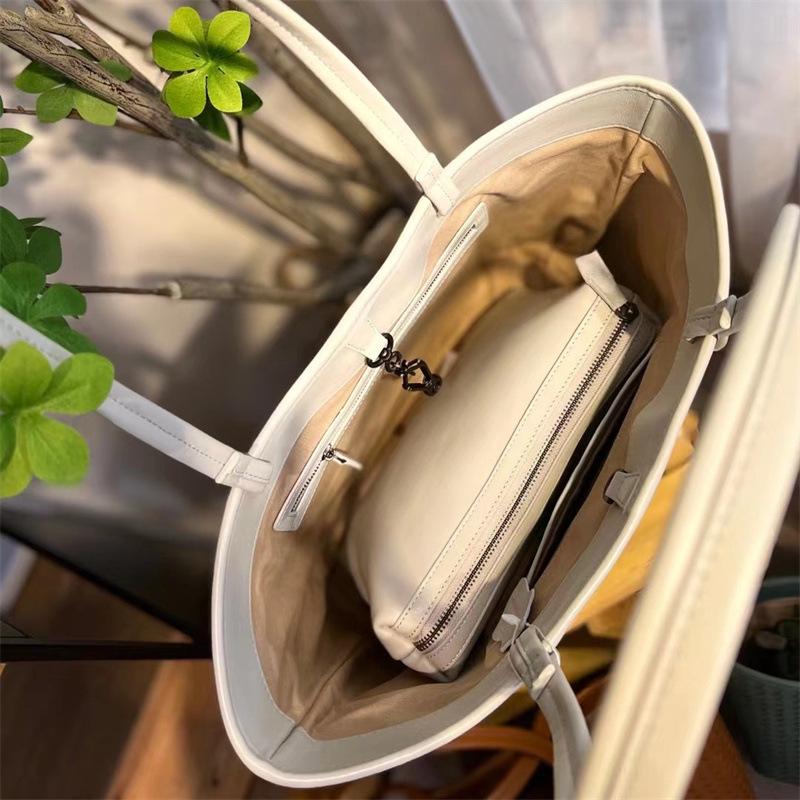 2026 New handwoven bag large capacity leather women's bag soft leather shoulder handbag women's bag