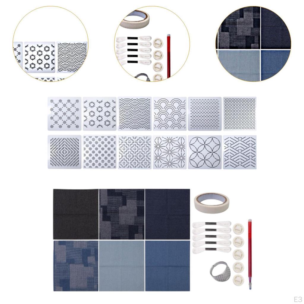Embroidery Kit for Beginners Materials Accessories Sewing Set DIY Coaster Shirts