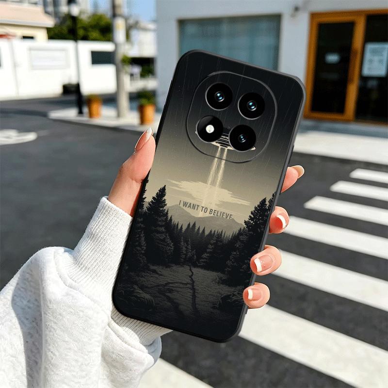 The X Files I Want to Believe Soft Phone Case for Xiaomi Redmi Note 12 13 14 15 Pro Plus 11 12S 11S 11T 10 4G Black Cover Back S