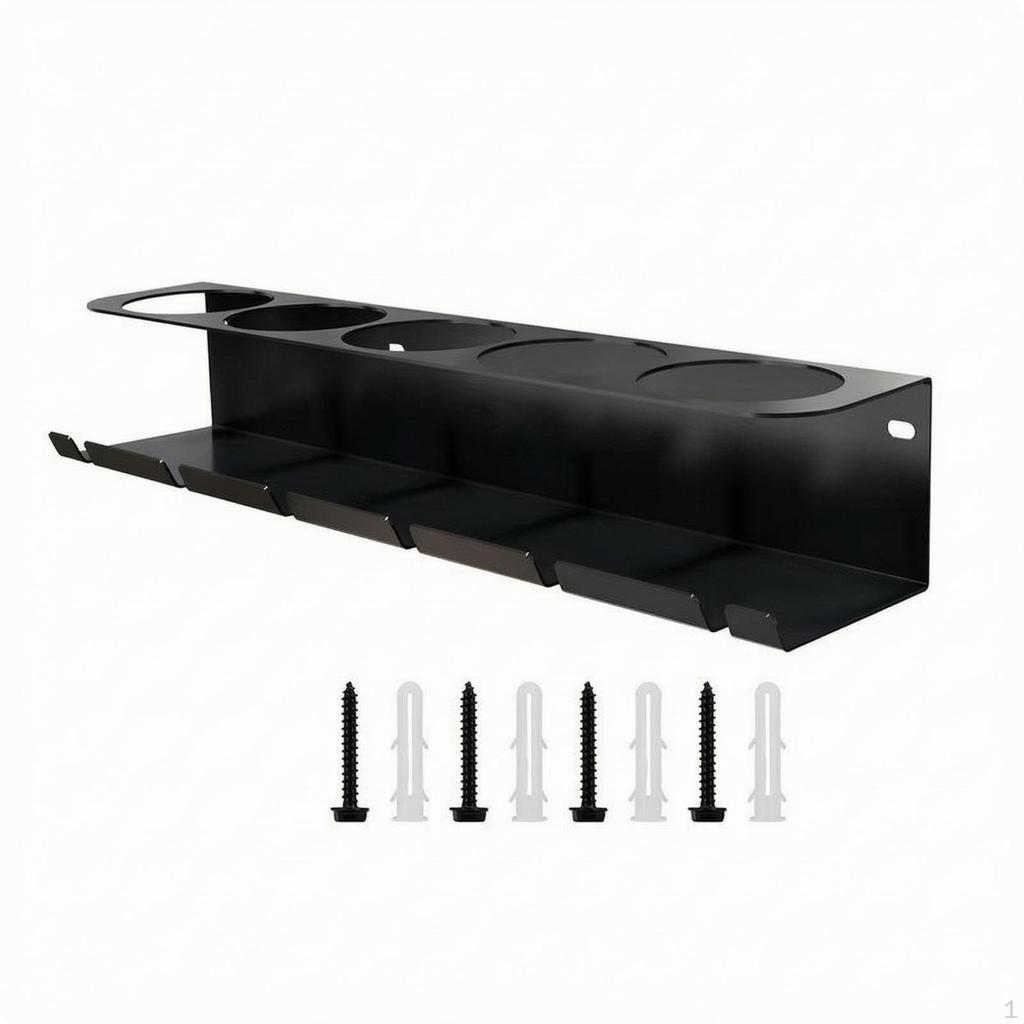 Spray Can Holder with Mounting Screws SpaceSaving Paint Storage Rack HeavyDuty Pneumatic Tool