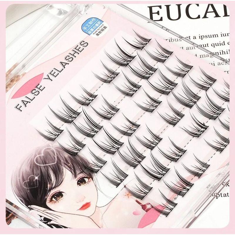 Lactacia - Glue-free False Eyelashes Clusters with Tweezers