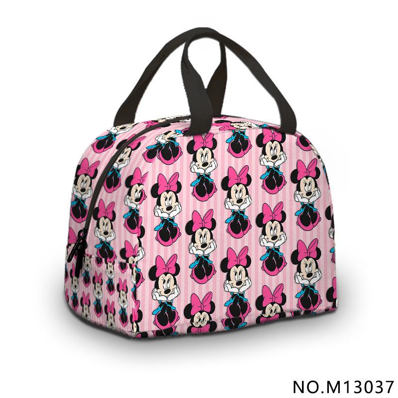 Digital Full Print Lunch Bag Children'S Meal Bag Student Picnic Bag Thermal Insulation Bag Bento Bag Handbag