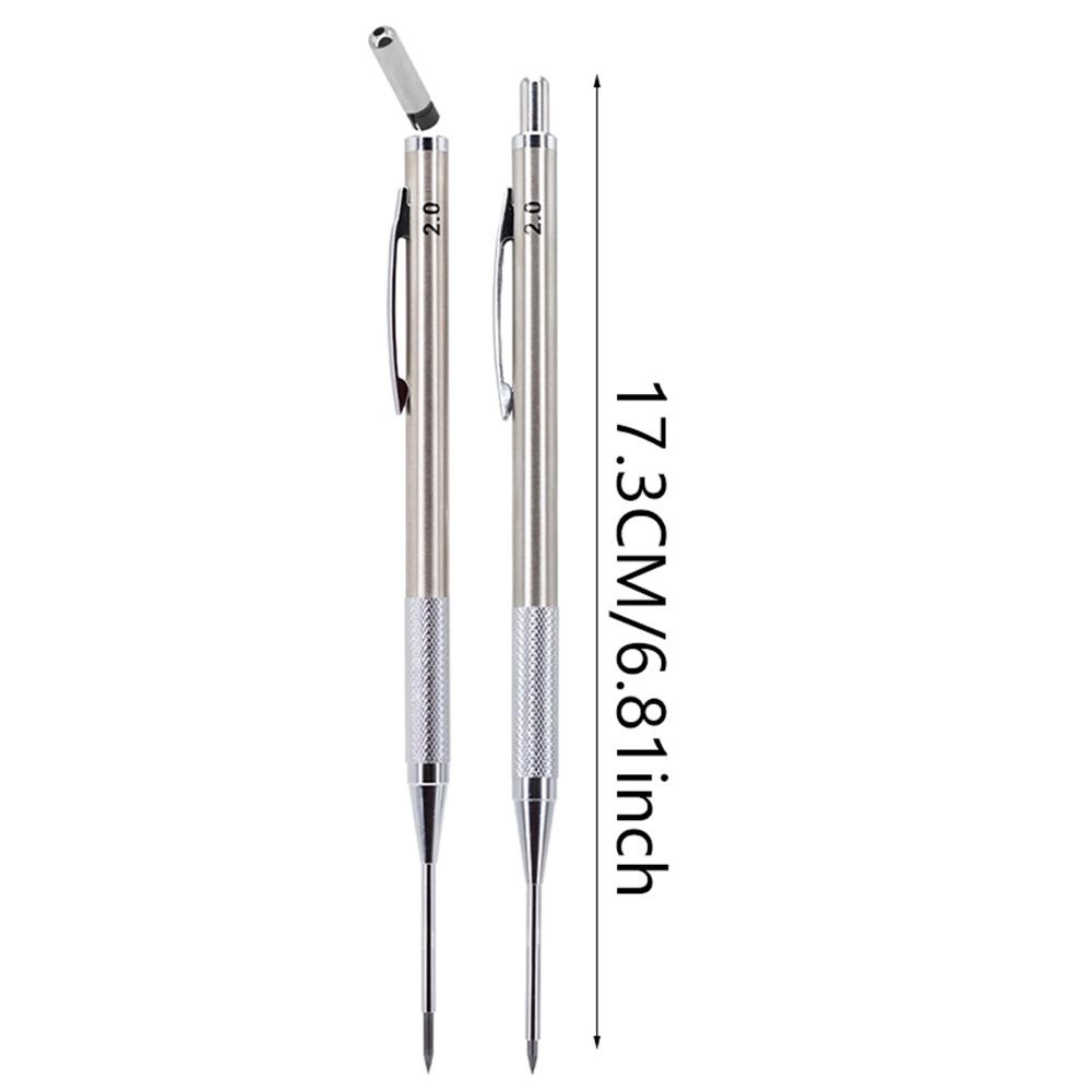 2.0mm Carpentry Pencil Metal Wood Marking Pencil Simple Carpenter Pencil Carpentry Tools