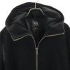 Armani Exchange Sheepskin Leather Hoodie Stajan S Black Men's Used